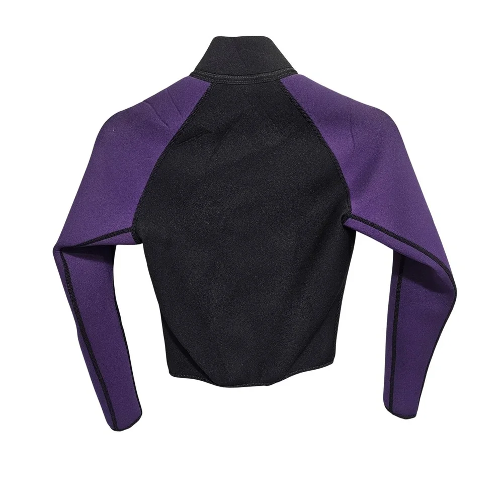 Bare Wetsuit Jacket Black Purple Size Youth 9-10